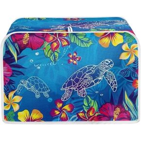 American Flag Toaster Cover 2 Slice Wide Slot, Highland Cow Sunflower Print Bread Maker Cover Toaster Covers, Washable Stain Resistant Small Appliance Cover, Yellow