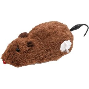 Random Color Furry Mice Cat Toy Wind Up Toys Realistic Mouse Toys Funny Moving Toys, Cat Mice and Animals Toys Interactive Play Mouse Toy for Cat Kitten，Cat Mice and Animals Toys