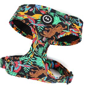 Angie and Allie Organic Cotton Dog Harness,No Pull Pet Harness with Leash D-Ring,Adjustable Soft Padded Dog Vest,Comfortable,Sustainable,Breathable and Stylish for Your Canine Companion