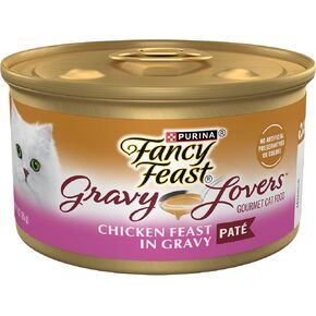 Purina Fancy Feast Gravy Lovers Chicken Feast Pate in Wet Cat Food Gravy - (Pack of 24) 3 oz. Cans