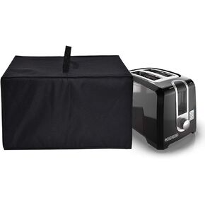 Toaster Cover Waterproof Heat-Resistant Dust-proof Cover Case 2-Slice Toaster Protective Sleeve with Convenient Handle for BLACK+DECKER 2-Slice Toaster T2569B (12.6"D×9"W×7.5"H)