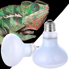 HERP Reptile Heat Lamp 75W 100W Heat Lamp Bulbs for Reptiles 2 Pack Amphibians Basking Heat Lamp Bulbs UVA Daylight Basking Light for (75, Watts)