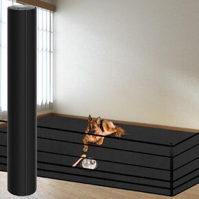 Extra Large Dogs Playpen Mat Kennel Flooring for Dogs 120'' x 60'' Washable Floor Covering Reusable Waterproof Non Slip Rug Whelping Pad Kennel Incontinence Housebreak, Dark Gray(Felt and PE)