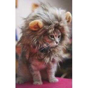 Cat Wigs Lion Mane Wig with Ears- Fancy Costume Hair Lion Hat for Halloween and Cosplay Party (S)
