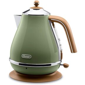 Delonghi Electric kettle (1.0L)「ICONA Vintage Collection」 KBOV1200J-GR (Olive green)【Japan Domestic genuine products】
