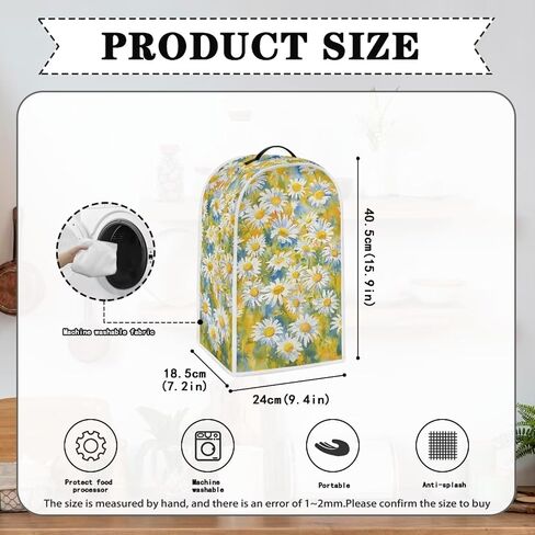 Blender Cover Dust Cover Starry Night Food Processor Cover with Top Handle Small Kitchen Appliance Covers Anti Fingerprint Coffee Maker Cover Kitchen Decoration in Saudi Arabia