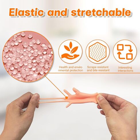 6 Pack Mini Hands for Cats,Tiny Hands for Cats Crossed,Tiny Folded Hands for Cat Paws,Cat Interactive Toy,Playful Cat Accessories for Mimicking Human Gestures in Kuwait