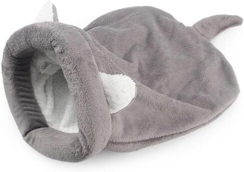 Cat Beds Cave for Indoor Cats for Small Dogs, Washable Sleeping Bag Calming, Soft Fluffy Self-Warming and Cozy Anti-Anxiety Cuddler (25 x 21 inch, Pink) in Saudi Arabia