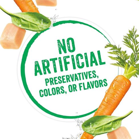 بورينا طعام الكلاب الرطب المفيد مع الدجاج الحقيقي والجزر والسبانخ، مع زيت السمك للكلاب - (عبوة من 12) 3 أونصة. علب in Kuwait