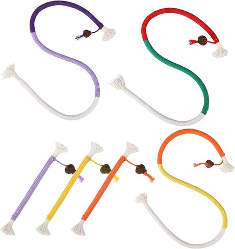 Rope Cat Toys, 6 Pack Catnip Toy Bite Rope, Toys for Indoor Cats Teeth Cleaning Toys for Kitten, Interactive Cat Nip Kitty Toys for All Breeds 27 Inches in Saudi Arabia
