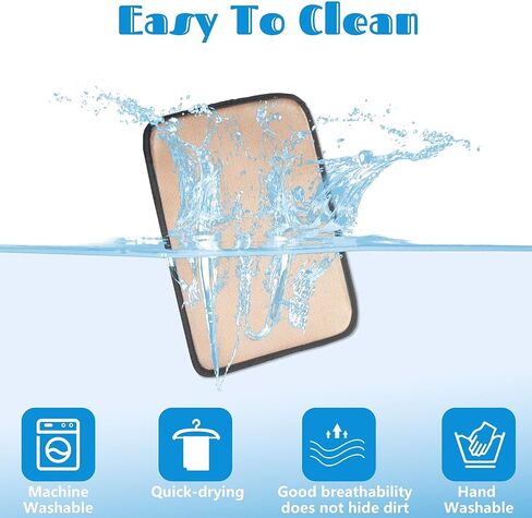 بساط تبريد للكلاب في الصيف، بساط كبير جدًا لقفص الكلاب للكلاب الكبيرة قابل للغسل، بطانية تبريد للحيوانات الأليفة قابلة للتنفس وذات قدرة على الامتصاص، سجادات سرير ناعمة ومرنة للكلاب والقطط والأرانب (XS (20.8 بوصة × 11.8 بوصة)) in Kuwait