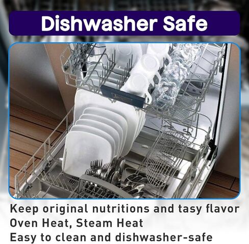 رف البخار والتحميص - ملحقات لطباخ Ninja Foodi Possible Cooker Pro - متوافق مع طباخ Ninja Crockpot 8.5 Quart البطيء MC1000، MC1001، MC1010 - رف تحميص مطلي بالكروم in Kuwait