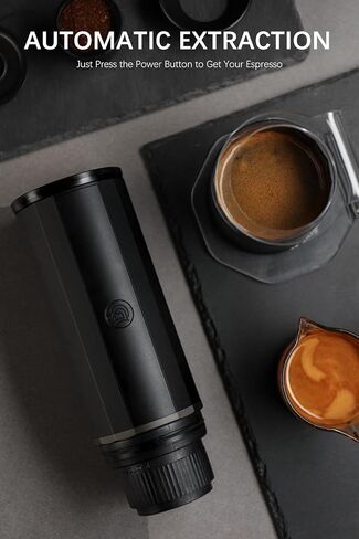 Electric Portable Espresso Machine, 15 Bar Mini Coffee Maker, One Button Start, USB-C & Car Charger, Lightweight Espresso Maker for Camping, Travel, RV, Hiking, Office(Capsules not Included) in Saudi Arabia