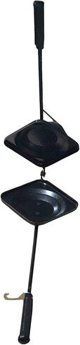 Sandwich Maker | Sandwich Press Grill For Gas/Stove | Non Stick Hand Toaster Pan For Hot & Crisp Grilled Cheese Sandwiches & Cubano in Kuwait