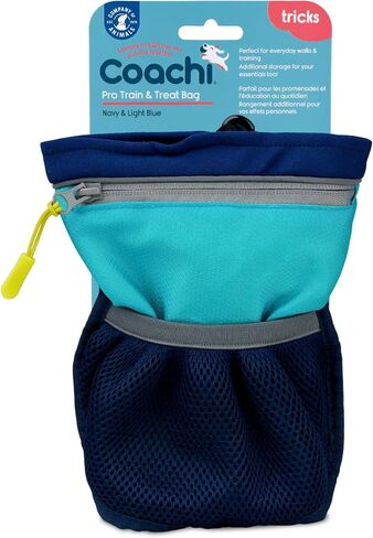 Coachi Pro Train & Treat Bag, Pouch. Dog Trainers and Professional Walkers, Extra Large Storage, Secure Attachment Options, Zipped Pocket, Magnetic Closure. Suitable for Dog Walking & Training in Kuwait