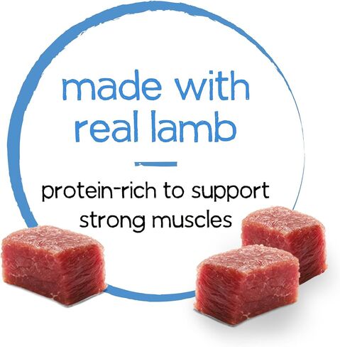 بورينا عجينة طعام الكلاب الرطبة المفيدة مع لحم الضأن الحقيقي والجزر والسبانخ، مع زيت عباد الشمس - (عبوة من 12 قطعة) 3 أونصة. علب in Kuwait