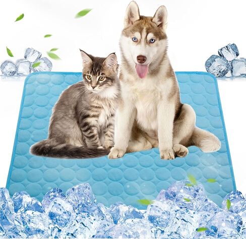 Mayper Dog Cooling Mat Cool & Comfortable,Pet Cooling Pad for Your Furry Friend, Cooling Mat Washable & Cool in Hot Summer in Saudi Arabia