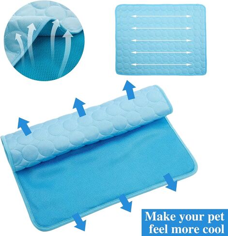 Mayper Dog Cooling Mat Cool & Comfortable,Pet Cooling Pad for Your Furry Friend, Cooling Mat Washable & Cool in Hot Summer in Saudi Arabia