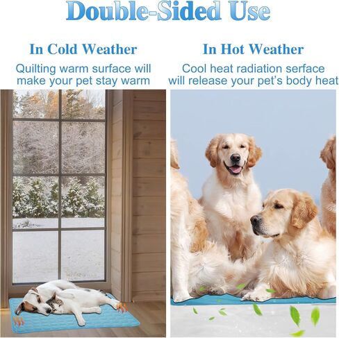Mayper Dog Cooling Mat Cool & Comfortable,Pet Cooling Pad for Your Furry Friend, Cooling Mat Washable & Cool in Hot Summer in Saudi Arabia