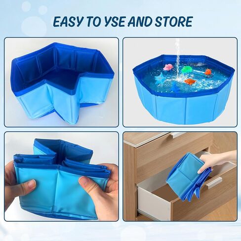 Cat Pool Toy with Interactive Fish-Water Cat Toys-Portable Cat Pool Toy, Cat Toys for Bored Indoor Cats Interactive Cat Toys for Self Play Enrichment in Saudi Arabia