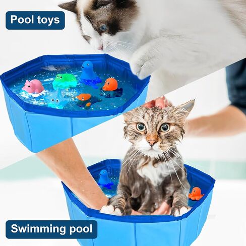 Cat Pool Toy with Interactive Fish-Water Cat Toys-Portable Cat Pool Toy, Cat Toys for Bored Indoor Cats Interactive Cat Toys for Self Play Enrichment in Saudi Arabia