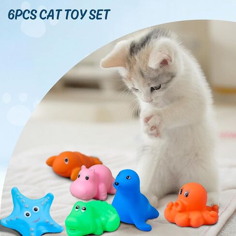 Cat Pool Toy with Interactive Fish-Water Cat Toys-Portable Cat Pool Toy, Cat Toys for Bored Indoor Cats Interactive Cat Toys for Self Play Enrichment in Saudi Arabia