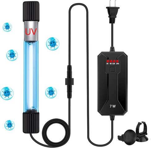 TAISHAN Aquarium Clean Light，9W & 11W Aquarium Algae Bloom Clean Light with Timer,Submersible Waterproof Lamp for Fish Tank Pond，Water Clean Green Clear Waterproof Clean Lamp for Sump Swim Pool in Saudi Arabia