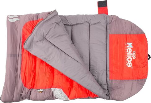 Helios Trail-Barker Multi-Surface Travel Dog Bed Featuring BlackShark Technology, One Size, Red, Dark Grey in Saudi Arabia