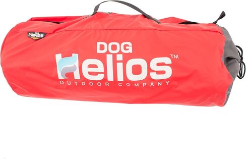 Helios Trail-Barker Multi-Surface Travel Dog Bed Featuring BlackShark Technology, One Size, Red, Dark Grey in Saudi Arabia