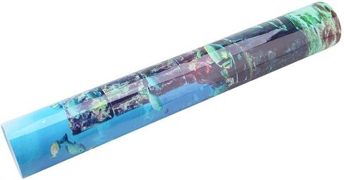 ملصق أطلال مدينة خزان الأسماك، ملصق خلفية لحوض السمك لاصق من البولي فينيل كلوريد صور ديكور حوض السمك لحوض الأسماك لتزيين جدار الأسماك (3#) in Kuwait