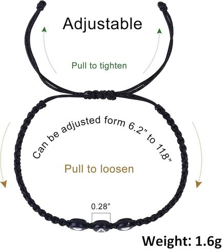 Matching Couple Initial Letter Bracelet String Elastic Mens Bracelet Charm Best Friend Friendship Love Bracelet for Men Women Sister Son Daughter Boyfriend Girlfriend Couple Gifts (G) in Saudi Arabia