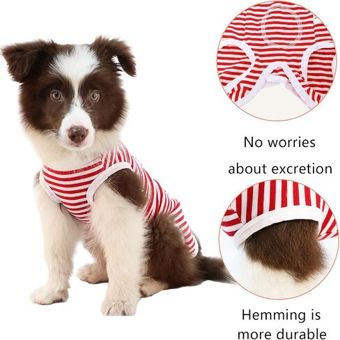 Recovery Suit for Dogs - Onesie for Small Medium dogs Recovery Suit for Female Male,Substitute E-Collar & Cone in Saudi Arabia