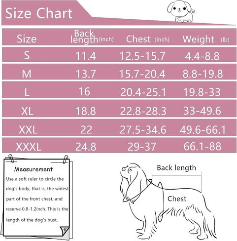 Recovery Suit for Dogs - Onesie for Small Medium dogs Recovery Suit for Female Male,Substitute E-Collar & Cone in Saudi Arabia