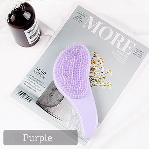 Small Dog Brush - Puppy Hair Brush- Grooming Tool for Teddy, Yorkies, Maltese, Shih Tzu, Chihuahua (Purple, All) in Saudi Arabia