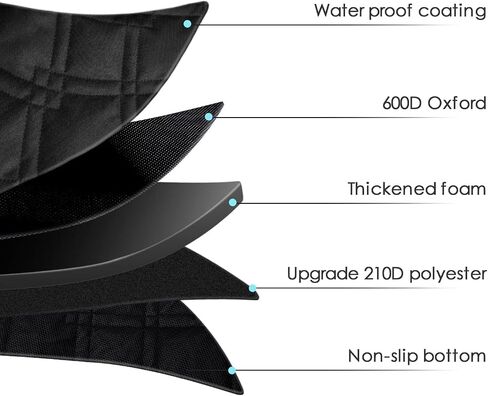 Dog Car Seat Cover for Back Seat Waterproof, Scratch Resistand,Nonslip Dog Hammock with Storage Pocket for Car, SUV (SM101) in Kuwait