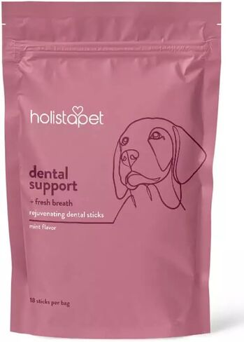 Mint Flavored Dental Chew Sticks, Keep your pup's Teeth Looking Clean and Smelling Fresh, Intended As A Treat (Mint) in Saudi Arabia