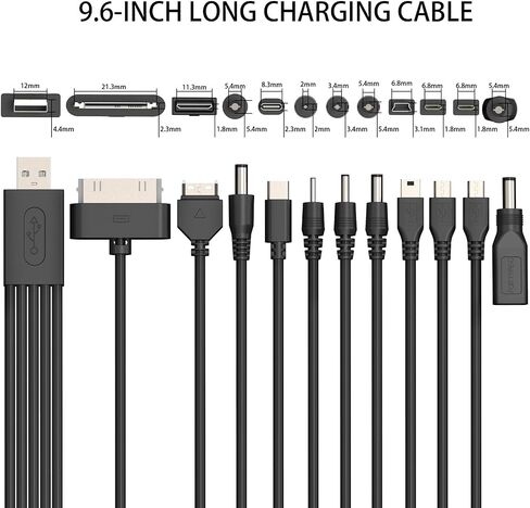 Charger Replacement for Bousnic Dog Shock Collar Charger, Power Cable Compatible with Mini Educator E Collar, Bark Collar and Other Training Systems, 6-in-1 Dog Training Collar USB Charging Cord in Kuwait
