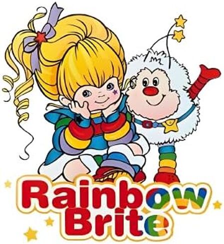 ملصق ممتص الصدمات للسيارة برسومات Rainbow Brite، عالي الجودة، ملصق فينيل مقاوم للطقس للسيارة والكمبيوتر المحمول والنافذة والخزان in Saudi Arabia