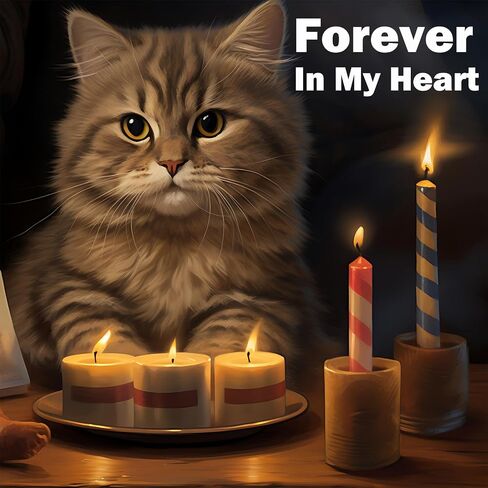 Cat Memorial Gifts for Loss of Cat, Pet Memorial Gifts Wooden Hinged Tabletop Pet Memorial Picture Frame for 4x6 Inch Photo, Pet Loss Sympathy Gift, Pet Loss Gifts Include Pet Remembrance Keychain in Saudi Arabia