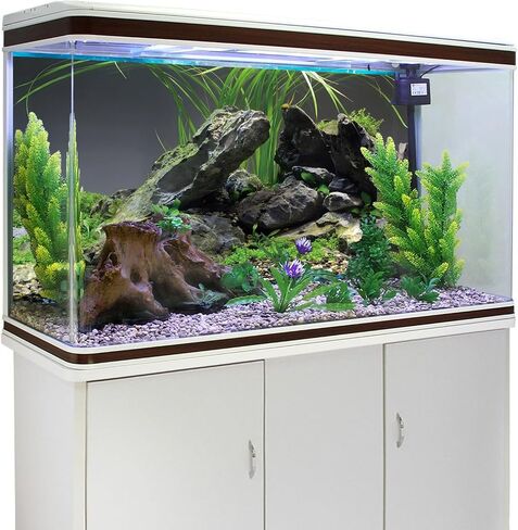 AWERT 48x20 inches Stone Aquarium Background Stone Aquatic Plant River Bed & Lake Seaweed Aquarium Vinyl Background Fish Tank Background in Saudi Arabia