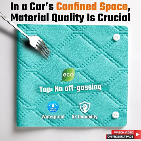Back Seat Extender for Dogs,Heavy Duty Leatherette Large Space Dog Car Seat Cover for Back Seat,Hard Bottom Dog Hammock for Car Sturdy Camping Mattress Holds 500lbs,Travel Dog Bed for Car SUV Truck in Saudi Arabia