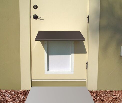 PlexiDor Medium Pet Door Awning, Bronze in Saudi Arabia