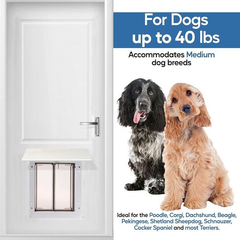 PlexiDor Medium Pet Door Awning, Bronze in Saudi Arabia