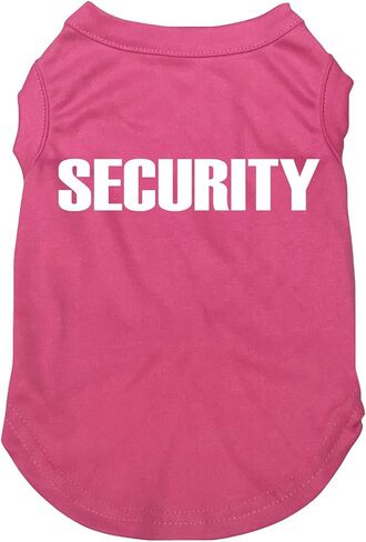 Petitebella Security Guard Puppy Dog Shirt (Pink, Small) in Saudi Arabia