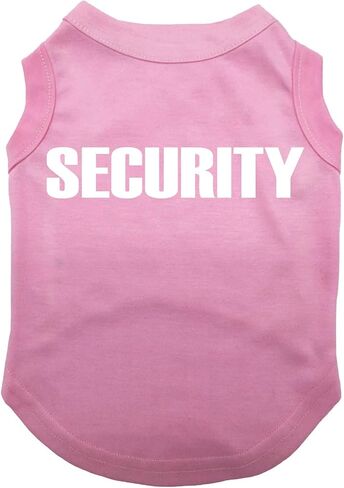 Petitebella Security Guard Puppy Dog Shirt (Pink, Small) in Saudi Arabia
