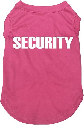Petitebella Security Guard Puppy Dog Shirt (Pink, Small) in Saudi Arabia