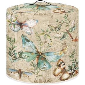 Rooster Pressure Cooker Dust Cover with Handle, Washable Appliance Cover Round Protective Cover for Electric Pressure Cooker/Rice Cooker/Slow Cooker/Air Fryer
