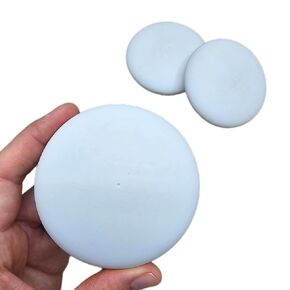 Blank Round Mandala Stones for DIY Painting - Smooth Surface - Creative Art Supplies 3 in (3 Pack)