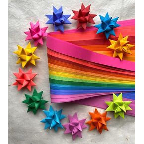 Assorted Paper Strips (1 inch, Pastels)