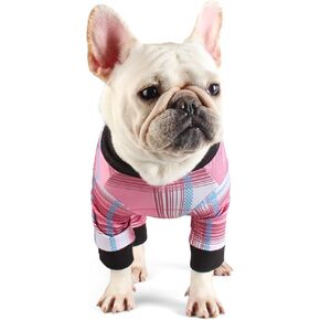 Etdane Dog Recovery Suit After Surgery, Surgical Onesies for Female Male Doggy Pet Long Sleeve Bodysuit Alternative Cone E-Collar S